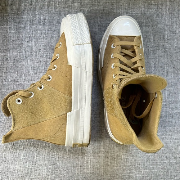 CONVERSE Chuck 70 Plus Suede Sneakers High Top Shoes Dunescape 8.5 - Picture 2 of 13
